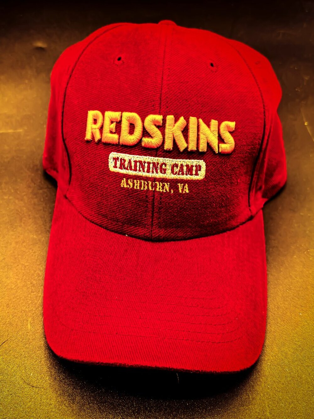 NWT Vintage Washington Redskins Training Camp Hat - Ashburn VA Cap Burgundy Red